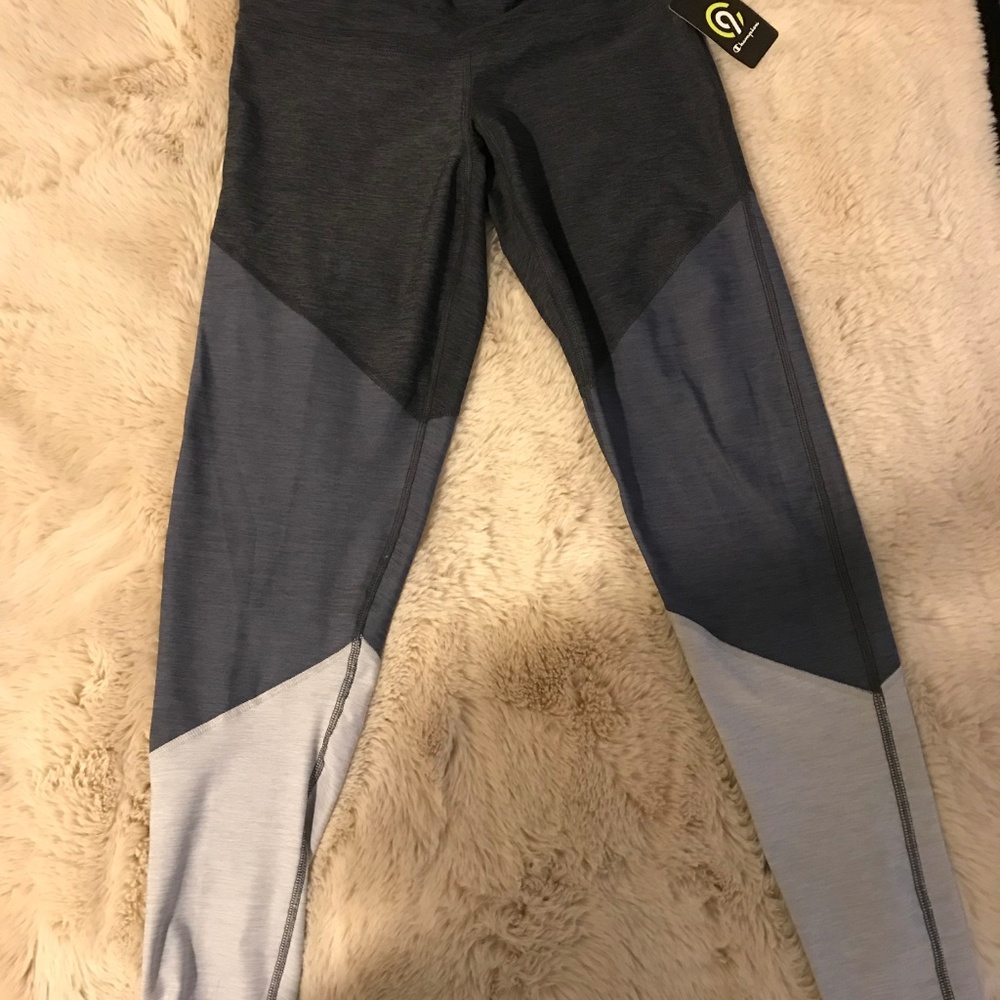 Grey Multi Colored Workout Pants